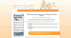 Desktop Screenshot of hypnotherapyandnlp.co.uk
